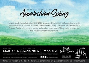 Music Saint Croix - Appalachian Spring