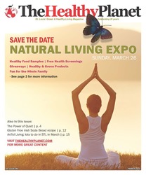 The 41st Healthy Planet Magazine Natural Living Expo, March 26, Webster Groves Rec Center, 10am-4pm