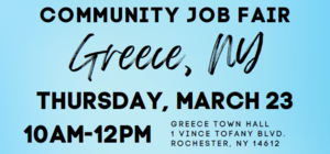 Greece Job Fair hosted by RochesterWorks