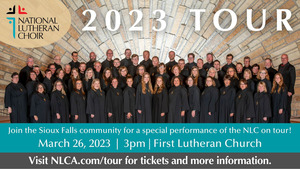 ON TOUR - The National Lutheran Choir performs in Sioux Falls