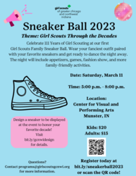 Girl Scouts Through the Decades Sneaker Ball