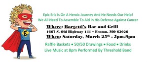 Public Benefit for Eric Renfro 8yr with stage 4 Liver cancer.  Band, food, raffles