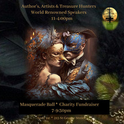 Authors, Artists and Treasure Hunters and Masquerade Ball
