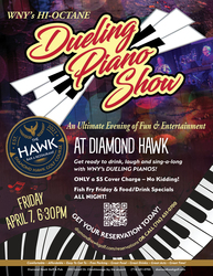 DUELING PIANOS at The Hawk!