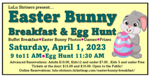 Easter Bunny Breakfast & Egg Hunt