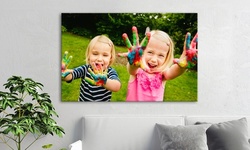 One Premium Quality Photo Canvas Prints with Hanging Hardware from Fabness (Up to 88% Off). Five Sizes Available