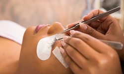 Full Set of 80, 100, or 120 Cashmere Super Mink Eyelash Extensions at WOW Threading Studio (Up to 68% Off) 