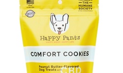 One or Two 8 oz. Packages of Peanut Butter Flavored Dog Treats with CBD from Happy Pants (Up to 28% Off)