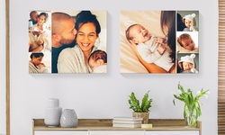 Superior 20x16" Custom Canvas Photo Prints from Printerpix (Up to 90% Off). Seven Options Available.