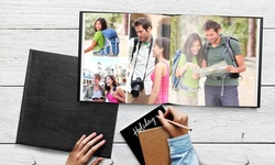 Custom 40-Page Luxury Leather Photo Books 8"x8” from Printerpix (Up to 95% Off)