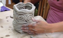Pinot and Pottery Class for One or Two at Express Yourself Studios (Up to 60% Off)