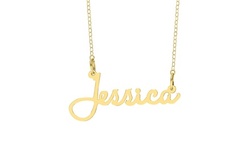 Personalized Silver- or Gold-Plated Script Name Necklace from MonogramHub (Up to 94% Off)