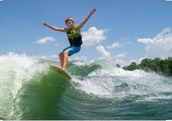 Waterskiing, Wakeboarding, or Surfing Lesson for One or Two at Florida Ski School (Up to 72% Off)