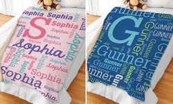 One, Two, Three, or Four Custom Kids Sherpa Blanket from GiftsForYouNow.com (51% Off) 