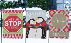One, or Two Personalized Garden Flags from GiftsForYouNow.com (Up to 71%Off) 