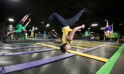 One 60-Minute Jump Pass or Flippin' Awesome Party at Get Air (Up to 44% Off). Three Options Available.