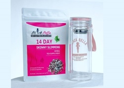 $16.80 for Supply of Detox Tea with Personalized Diffuser Bottle from Black Bella Wellness ($30 Value)