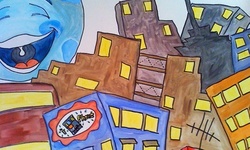 $129 for a 5' x 5' Children's Accent Wall Mural from Finger Paintz ($300 Value)
