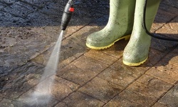 Pressure Wash for a Driveway, Walkway, and Optional Exterior Wall from K&D Janitorial Services (Up to 55% Off)