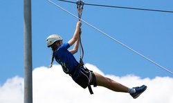 Zipline and Ropes Course for Four or Six at Evergreen Sportsplex (Up to 57% Off)