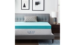 Lucid Comfort Collection Gel Memory Foam Toppers - Multiple Options Available