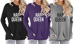 Leo Rosi Women's Nap Queen Pocket Top (S-2X)