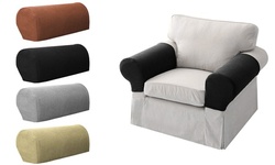 Stretch Premium Fit Couch Arm Protector Chair Anti-slip Sofa Armrest Cover