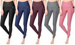 Lock and Love Legging with High Rise Inner Power Mesh Waistband For Core Support