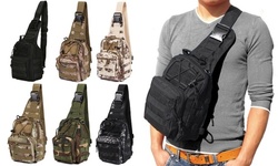 Men Backpack Molle Tactical Chest Bag Assault Pack Sling Messenger Shoulder Bag