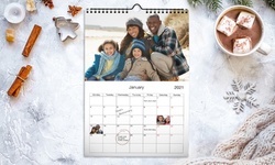 One, Two, Three, Four, Five, or Ten 8.5" x 11" Custom Wall Calendar from Printerpix (Up to 89% Off)