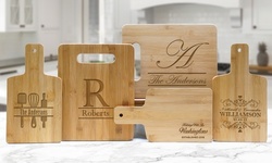 Custom Bamboo Serving Board, Cutting Board or Lazy Susan from Monogram Online (Up to 60% Off) 