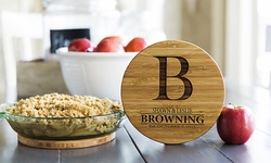 Two, Three, Five, or Ten Personalized Solid Bamboo Trivets from Qualtry (Up to 73% Off) 