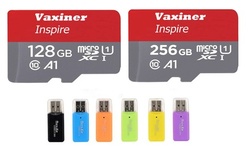 128/256GB Micro SD Card Memory Card with Adapter Micro SDXC UHS-I Memory Card