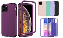 Heavy Duty 3 in 1 Silicone Shockproof Case For Apple iPhone 11,11 Pro,11 Pro Max