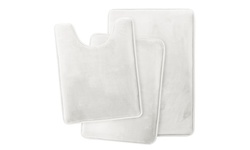 Memory Foam Large or Small Bath Rug, Contour, or 3-Piece Set