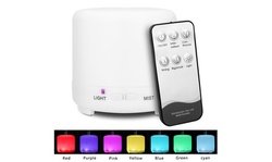 120ML Colorful RGB Aroma Essential Oil Diffuser with Black Controller 