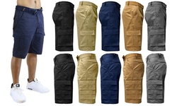Men's 7-Pocket Belted 13" Cargo Shorts (30–42)