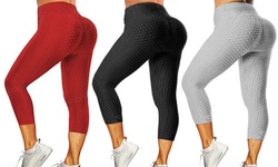 Women's Legging High Waist Yoga Workout Pants Ultra Soft Slim Stretchy Booty