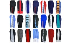 Galaxy by Harvic Men's Assorted Moisture-Wicking Active Mesh Shorts (2-Pack)