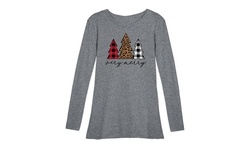 Instant Message: Women's Christmas Long sleeve Shirts 