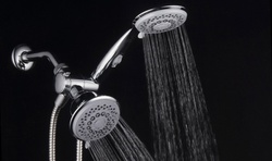 HotelSpa 30-Setting Spiral 3-Way Luxury Combo Shower with Pause Switch