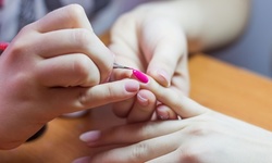 One Powder Gel or Collagen Gel Manicure at Refresh Nail n Spa (Up to 41% Off) 
