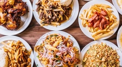 Peruvian Food Combos for Takeout at Super Pollo Express (Up to 20% Off). Four Options Available.