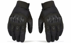 High-Impact Military Style Tactical Gloves - Black