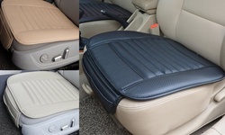 2Pcs Breathable Car Interior Seat Cover Cushion Pad Mat Leather Auto Supplies 