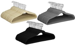 Velvet Non-Slip and Space Saving Hangers (25, 50, and 100 - pack)
