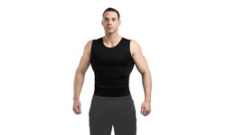 3KB Active Men's Neoprene Sweating Workout Waist Trainer Shirt 