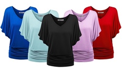 Women's Dolman Top S-3X   by Made by Johnny Plus Size 