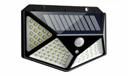 100 LED Solar Light Wireless Motion Sensor Outdoor Yard Pathway Porch Wall Lamp
