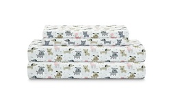 Whimsical Print Microfiber Sheet Sets